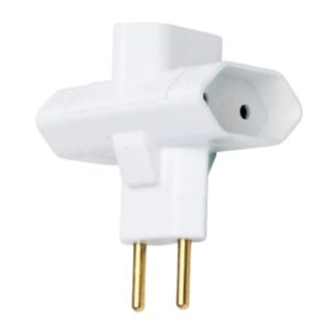 Plugue Benjamim 2P 10A 250V Ilumi