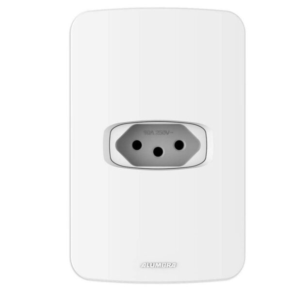 Conjunto Tomada 2P+T 10A 4×2 Gracia Alumbra