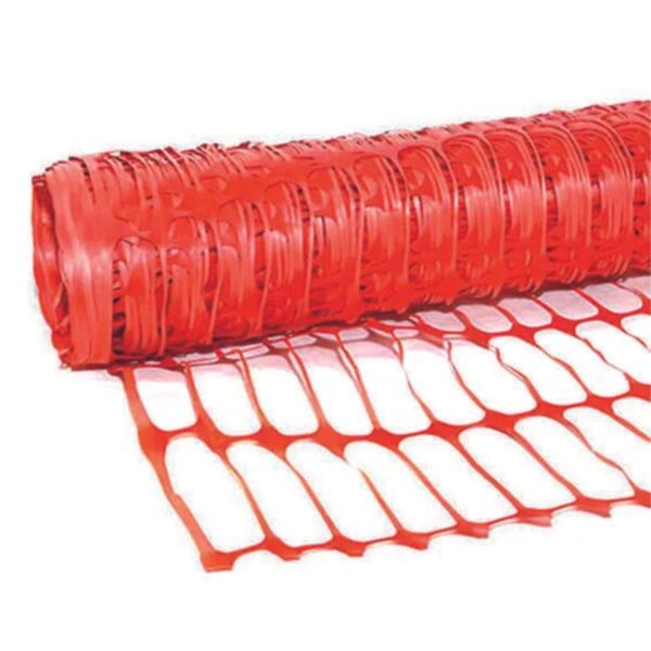 Tela Tapume Polietileno Extrusada Laranja 1,2x50m Roma