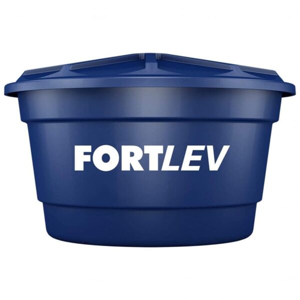 Caixa d’Água Polietileno com Tampa Azul 500L Fortlev