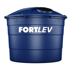 Caixa d’Água Polietileno com Tampa Azul 10000L Fortlev