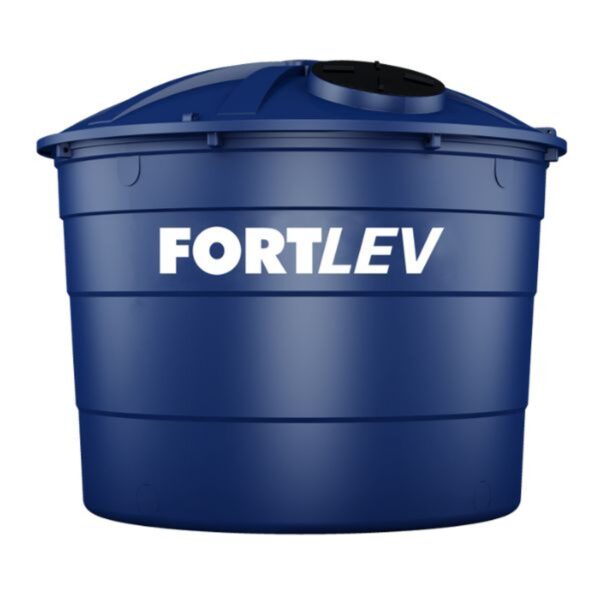 Caixa d’Água Polietileno com Tampa Azul 10000L Fortlev