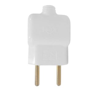 Plugue Móvel Prensa Cabo 2 Pólos 10A 250V Ilumi