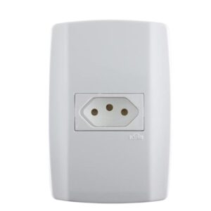 Conjunto Tomada 2P+T 10A 4×2 Slim Ilumi