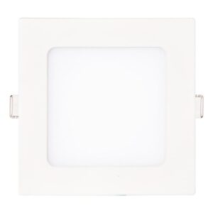 Painel LED de Embutir Quadrado Slim Luz Amarela Bivolt Kian