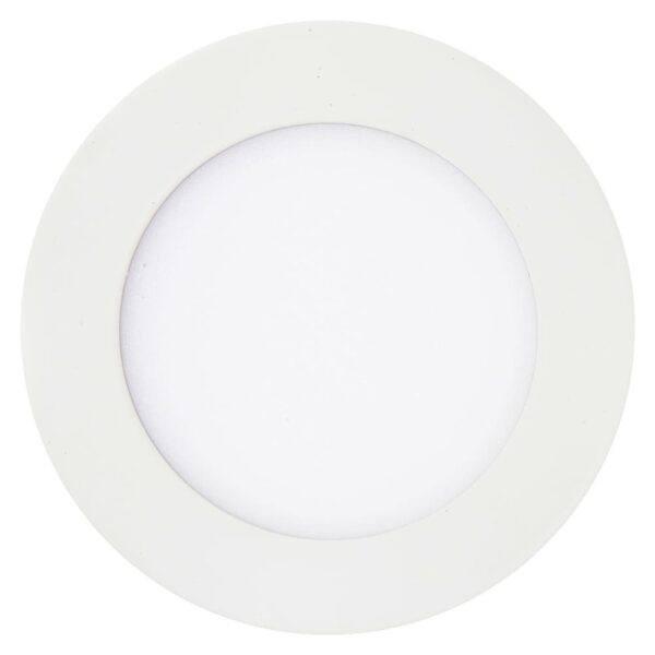 Painel LED de Sobrepor Redondo Slim Luz Amarela Bivolt Kian