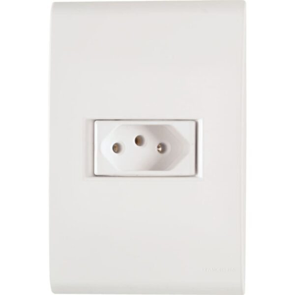 Conjunto Tomada 2P+T 10A 4×2 Liz Tramontina