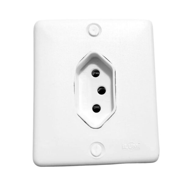 Conjunto Tomada 2P+T 10A 4×2 Box Ilumi