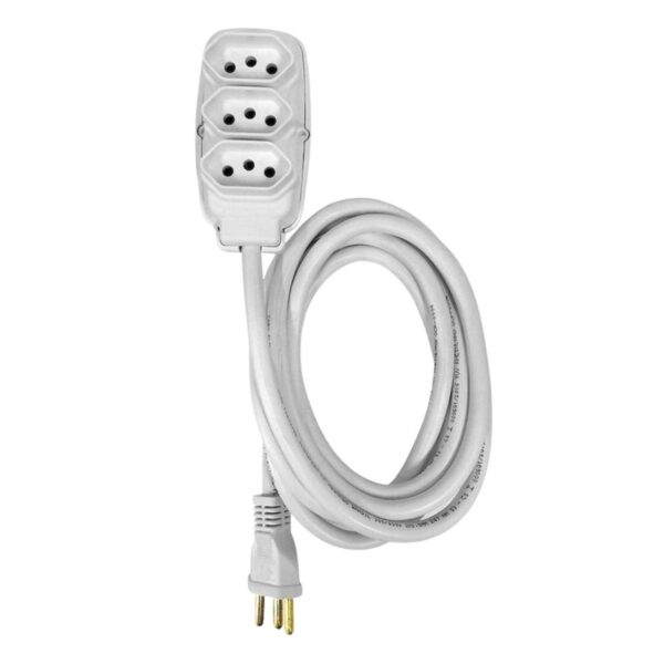 Extensão com 3 Tomadas Cabo PP 20A Ilumi