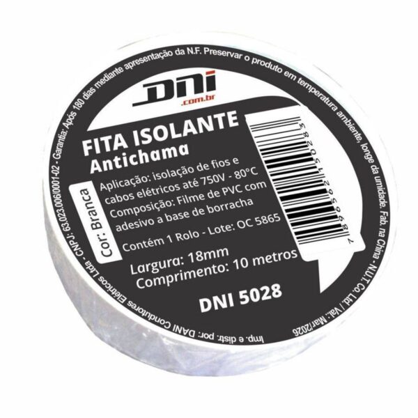 Fita Isolante Colar 18mm 10 Metros DNI