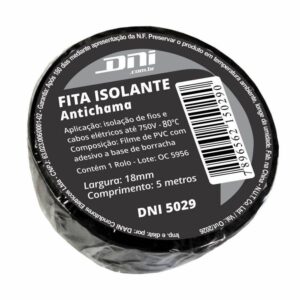 Fita Isolante PVC 18mm 5 Metros DNI