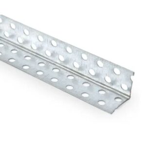 Cantoneira Perfurada Aço Galvanizado Alumínio 23x23mm 3m Multiperfil