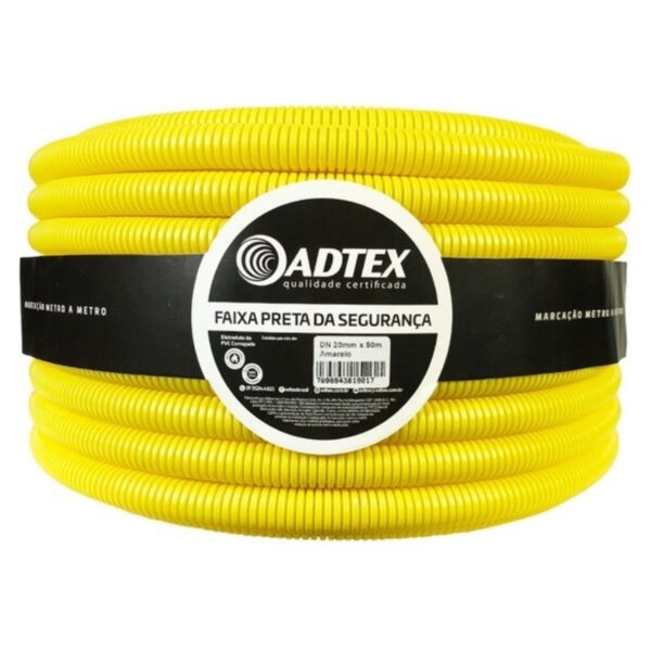 Eletroduto Corrugado Amarelo Adtex