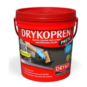 Membrana Asfáltica Líquida Drykopren Preto Dryko