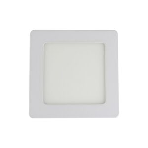 Painel LED de Embutir Slim Quadrado Luz Amarela Bivolt Bronzearte