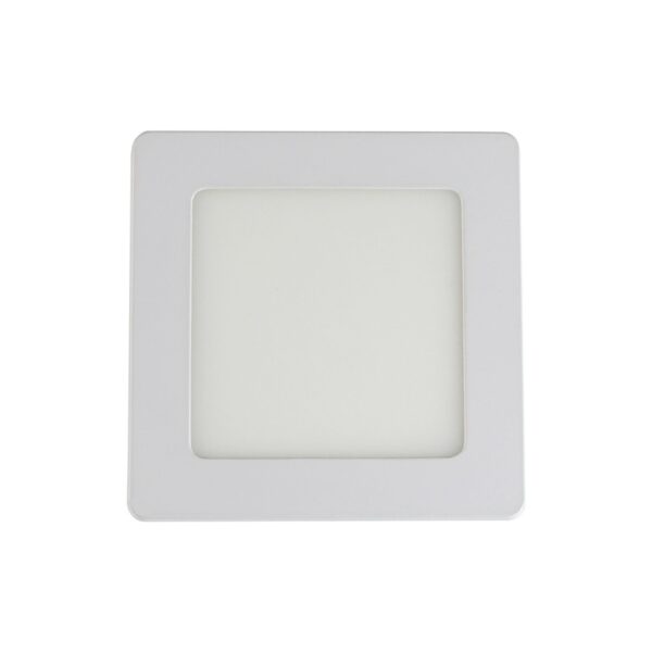 Painel LED de Embutir Slim Quadrado Luz Amarela Bivolt Bronzearte