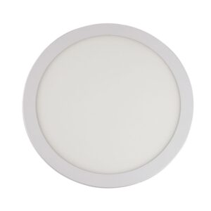 Painel LED de Embutir Slim Redondo Luz Branca Bivolt Bronzearte