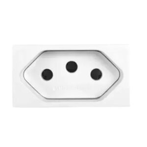 Módulo Tomada 2P+T 10A Slim Ilumi