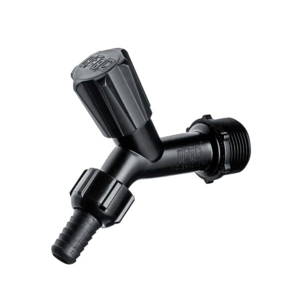 Torneira Jardim 1/2″ com Adaptador 3/4″ Preto Herc