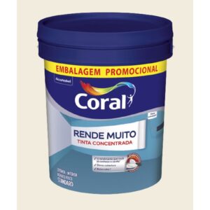 Tinta Standard Acrílica Fosco Rende Muito Branco 20L Coral