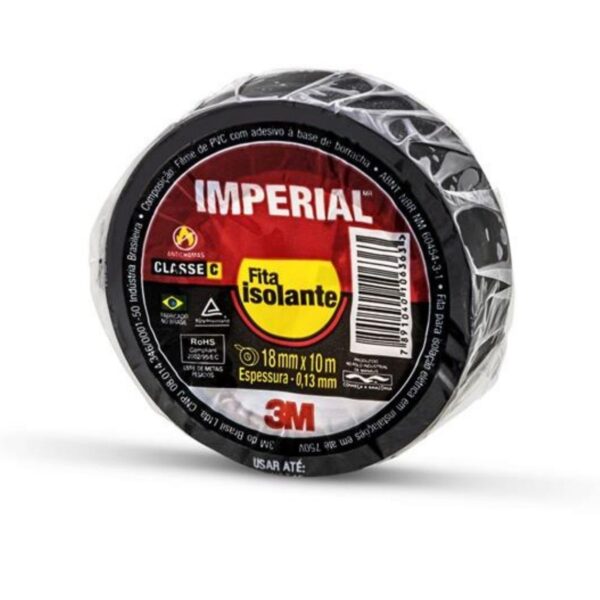 Fita Isolante Imperial Slim 18mm 10 Metros 3M