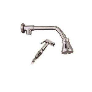 Chuveiro Redondo com Desviador e Gatilho Cromado Pequeno Stoc Metais