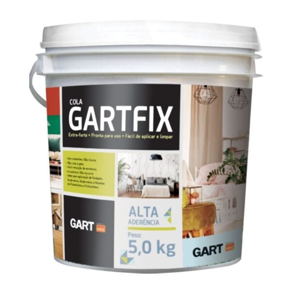 Cola PU Acrílica para Rodapés e Molduras Base D’água Gart