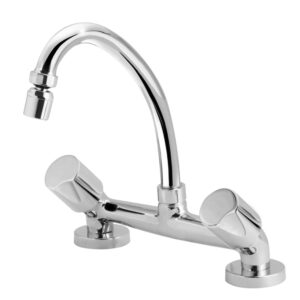 Misturador para Cozinha Mesa 1/4V Bica Alta Cromado Bella Luna