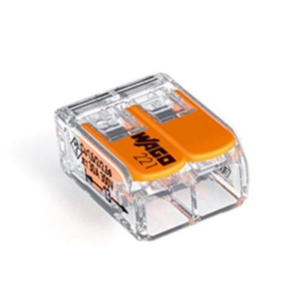 Conector de Emenda 2 Pólos até 4mm² 32A IP20 Wago