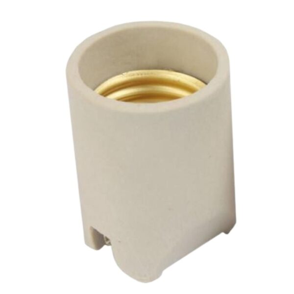 Soquete de Porcelana Spot Liso para Lâmpada E27 Foxlux