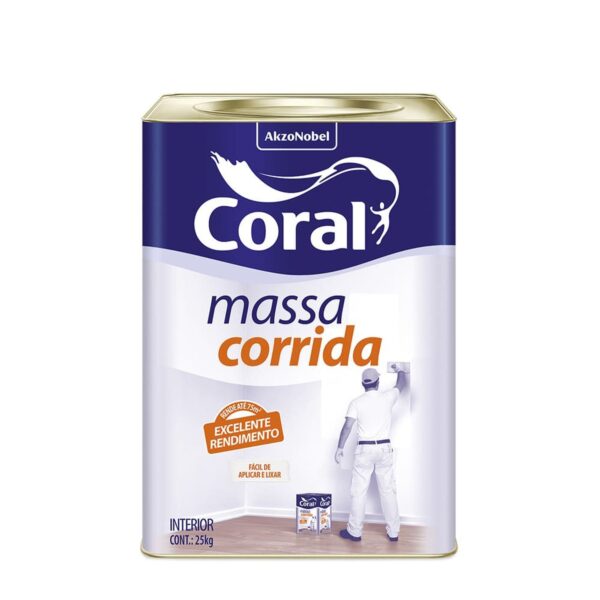 Massa Corrida 25Kg Coral