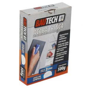 Massa Acaba Trinca Cinza 500g Bautech