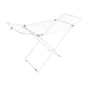 Varal de Chão Lugano com Abas Aço Branco 1,22x56x80cm Secalux