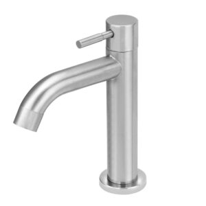 Torneira para Banheiro Mesa 1/4V Bica Baixa Cromado Steel 9504