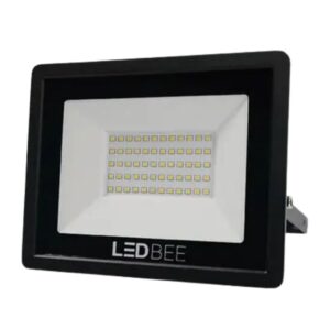 Refletor LED de Alumínio Slim IP66 50W 4000 Lúmens Bivolt LedBee