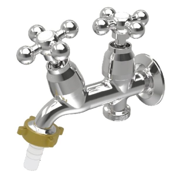 Torneira Tanque/Jardim Parede Bica Curta Cromado Luny Romar