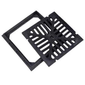 Ralo PVC Preto 20x20cm Odem