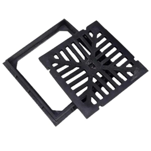 Ralo PVC Preto 20x20cm Odem