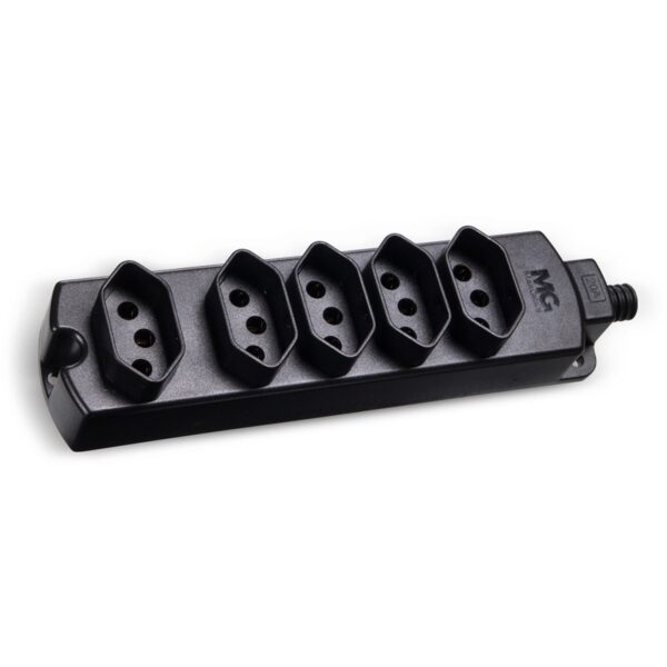 Tomada Múltipla 2P+T 20A com 5 Tomadas Margirius