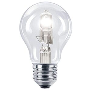 Lâmpada Halógena Bulbo A60 Luz Amarela E27 FoxLux