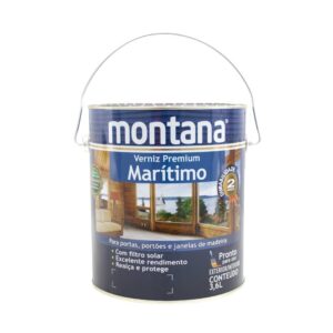 Verniz Premium Sintético Acetinado Marítimo Natural Montana
