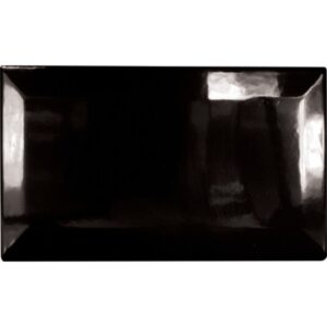 Revestimento Black Bold Brilhante Preto 10x20cm 1,38m2