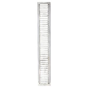 Conjunto Grelha e Porta Grelha Pedestre Alumínio 10x100cm LGMais