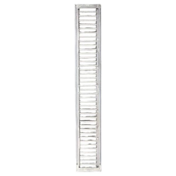 Conjunto Grelha e Porta Grelha Pedestre Alumínio 10x100cm LGMais