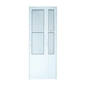 Porta Camarão Lambril Vidro Boreal Alumínio Branco 210x70cm Lux