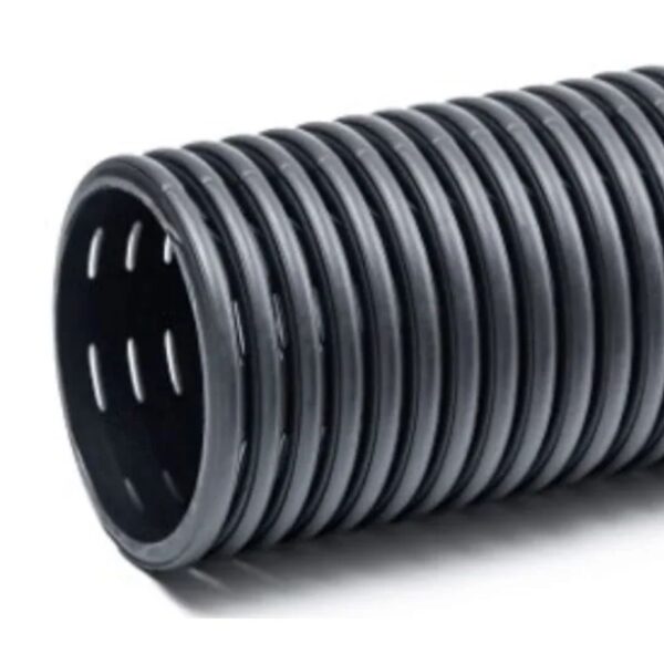 Tubo Dreno Corrugado 100mm Polietileno Preto 50m Cimflex