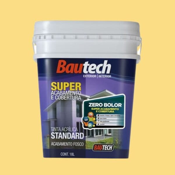 Tinta Standard Acrílica Fosco Zero Bolor 18L Bautech