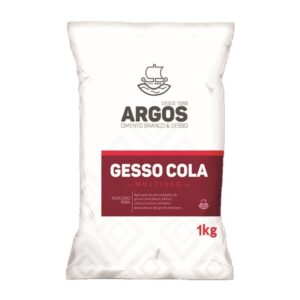 Gesso Cola Multiuso Branco 1Kg Argos