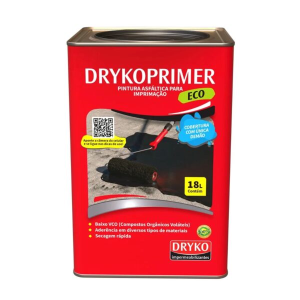 Pintura Asfáltica Impermeabilizante Drykoprimer Eco Dryko