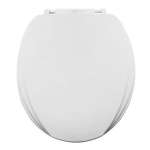Assento Sanitário Almofadado Slim PP Oval